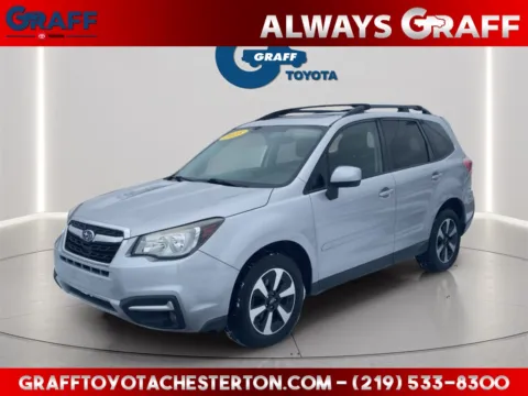 Silver 2018 Subaru Forester 2.5i Premium for sale in Burns Harbor, IN