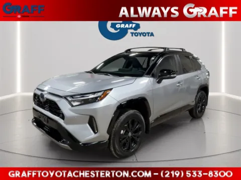 Black 2024 Toyota RAV4 Hybrid XSE for sale in Burns Harbor, IN