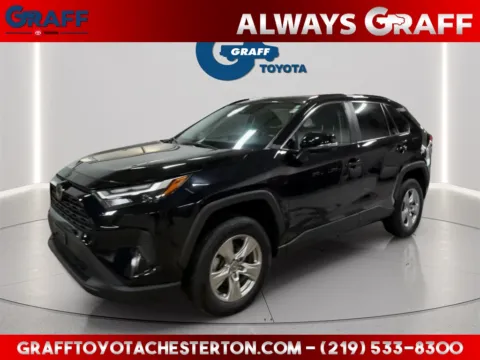 Black 2024 Toyota RAV4 XLE for sale in Burns Harbor, IN