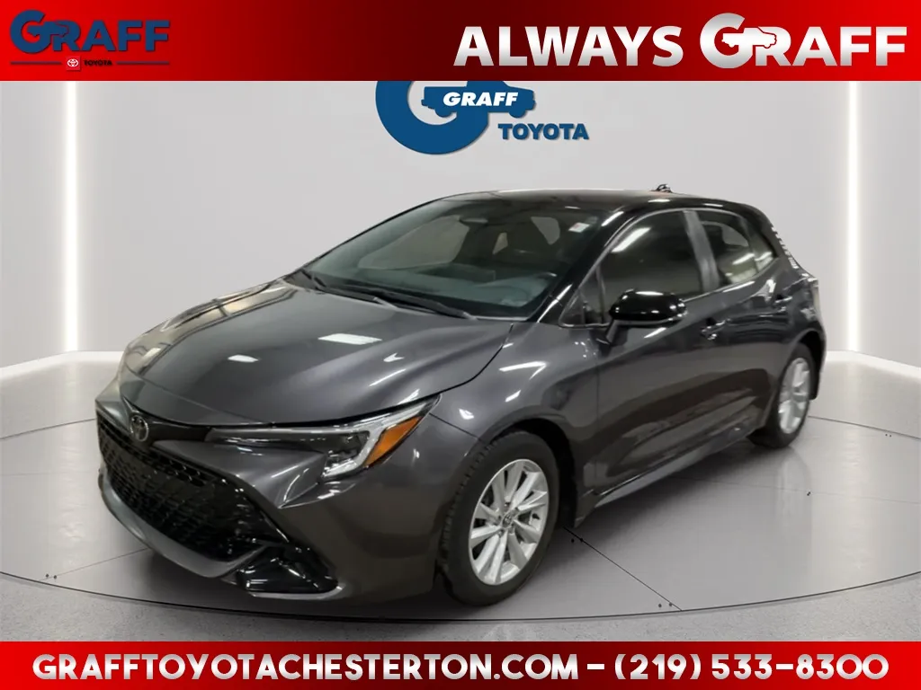 Gray 2023 Toyota Corolla Hatchback SE for sale in Burns Harbor, IN