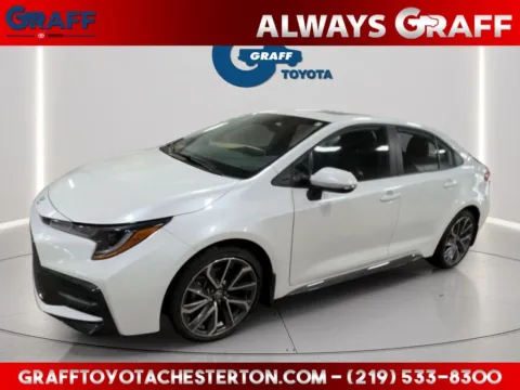 White 2022 Toyota Corolla XSE for sale in Burns Harbor, IN