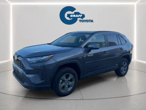 Gray 2024 Toyota RAV4 Hybrid LE for sale in Burns Harbor, IN