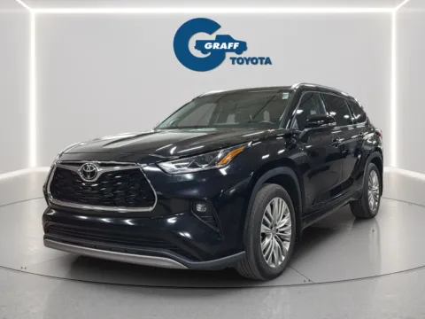 Black 2024 Toyota Highlander Platinum for sale in Burns Harbor, IN