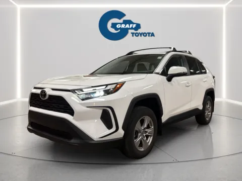 White 2023 Toyota RAV4 XLE for sale in Burns Harbor, IN