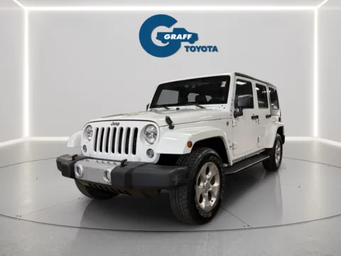 White 2014 Jeep Wrangler Unlimited Sahara for sale in Burns Harbor, IN