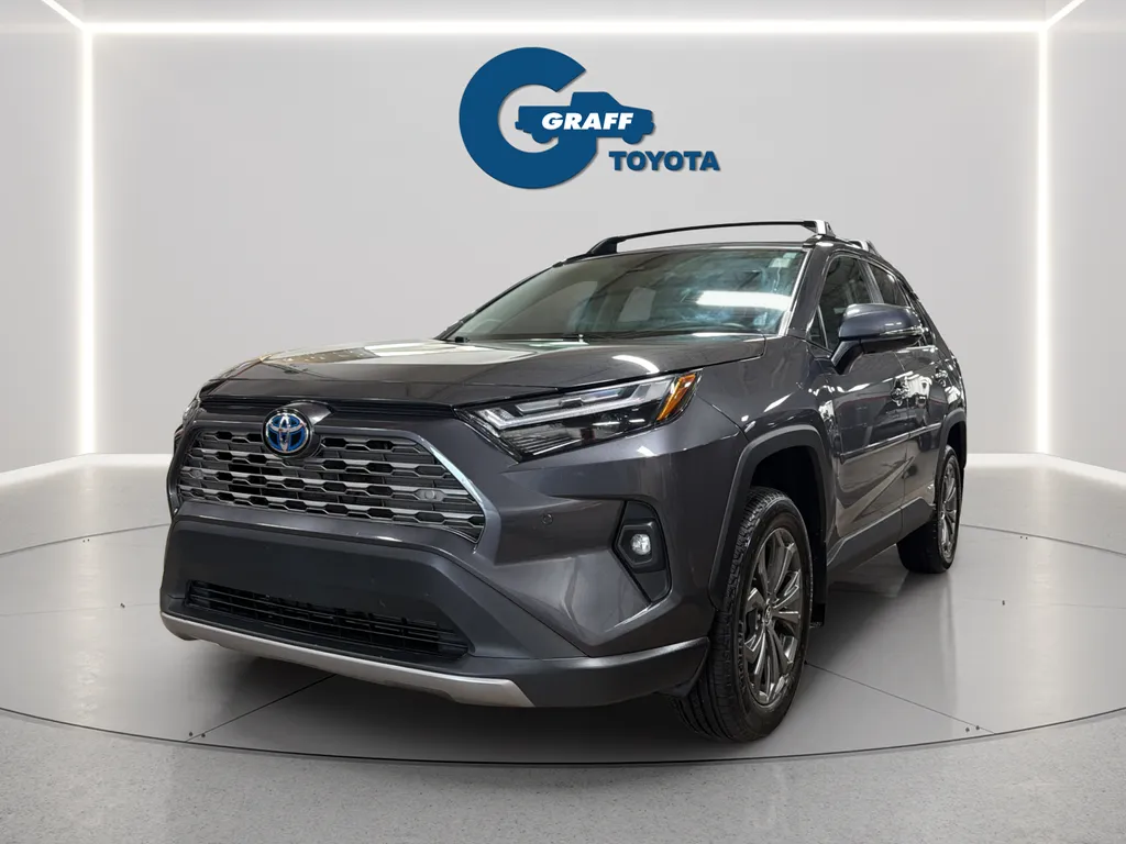 Gray 2024 Toyota RAV4 Hybrid Limited for sale in Burns Harbor, IN