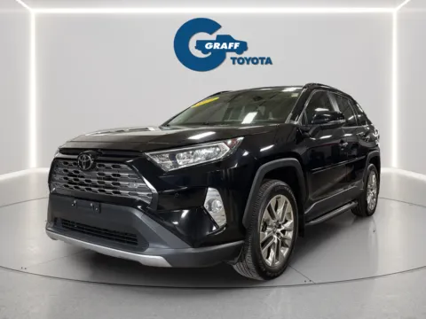 Black 2019 Toyota RAV4 Limited for sale in Burns Harbor, IN