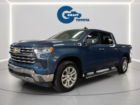 Blue 2024 Chevrolet Silverado 1500 LTZ for sale in Burns Harbor, IN