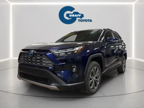 Blue 2024 Toyota RAV4 Hybrid Limited for sale in Burns Harbor, IN