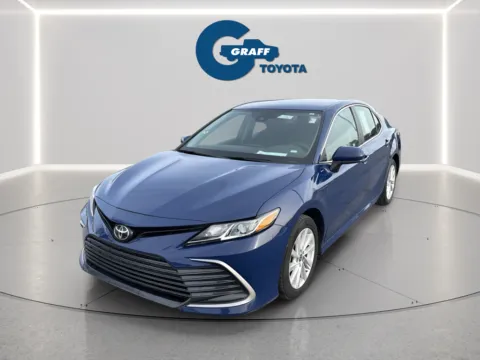 Blue 2023 Toyota Camry LE for sale in Burns Harbor, IN