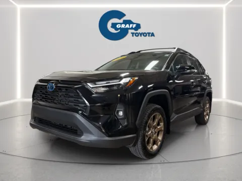 Black 2024 Toyota RAV4 Hybrid Woodland Edition for sale in Burns Harbor, IN