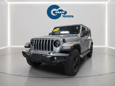 Silver 2019 Jeep Wrangler Unlimited Sahara Altitude for sale in Burns Harbor, IN
