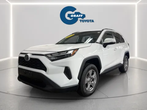 White 2023 Toyota RAV4 XLE for sale in Burns Harbor, IN