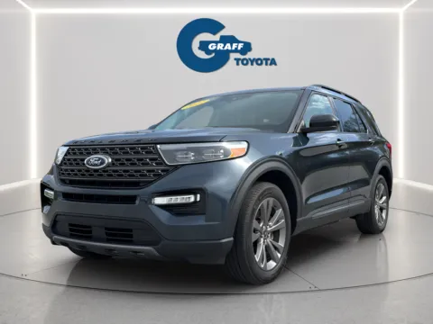 Blue 2022 Ford Explorer XLT for sale in Burns Harbor, IN