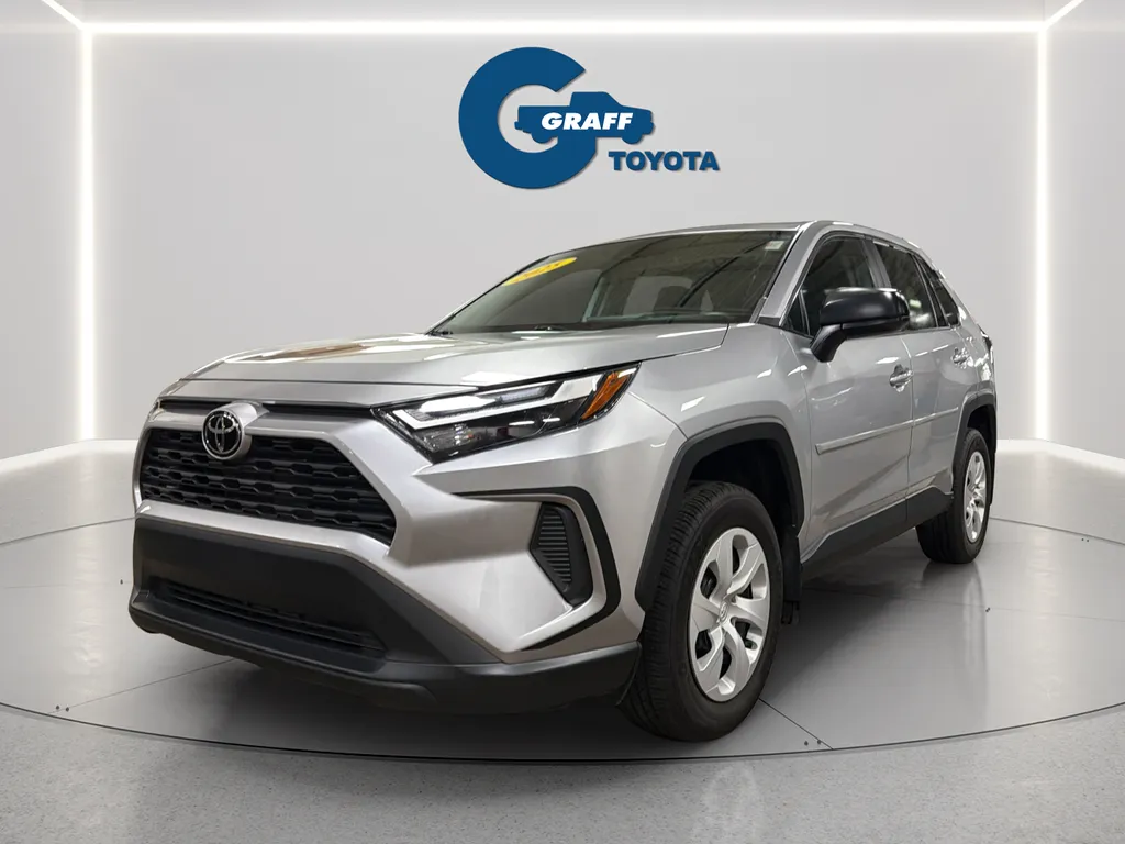 Silver 2025 Toyota RAV4 LE for sale in Burns Harbor, IN