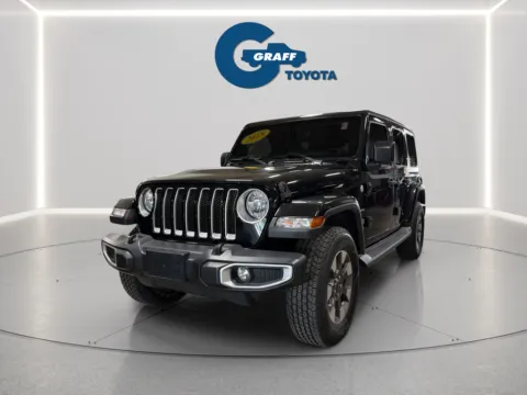 Black 2018 Jeep Wrangler Unlimited Sahara for sale in Burns Harbor, IN