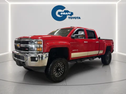 Red 2015 Chevrolet Silverado 2500HD LTZ for sale in Burns Harbor, IN