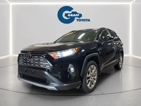 Black 2020 Toyota RAV4 Limited for sale in Burns Harbor, IN