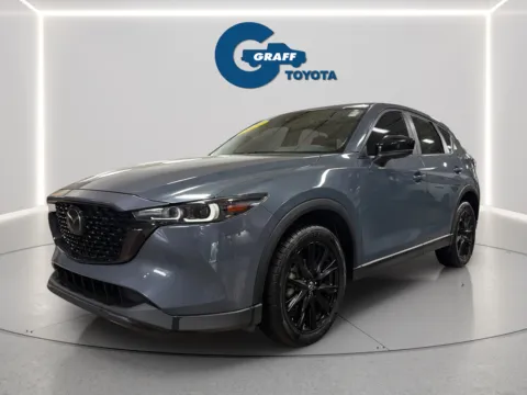 Gray 2022 Mazda CX-5 2.5 S Carbon Edition for sale in Burns Harbor, IN