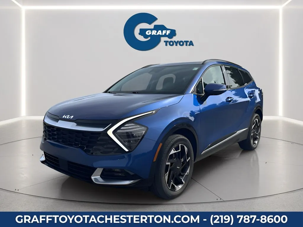 Blue 2023 Kia Sportage SX-Prestige for sale in Burns Harbor, IN