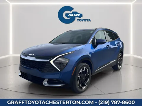 Blue 2023 Kia Sportage SX-Prestige for sale in Burns Harbor, IN