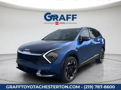 Blue 2023 Kia Sportage SX-Prestige for sale in Burns Harbor, IN