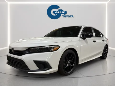 White 2022 Honda Civic Sport for sale in Burns Harbor, IN