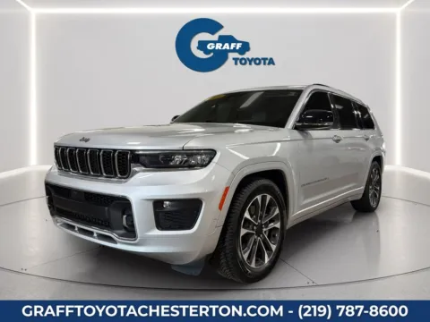 Silver 2021 Jeep Grand Cherokee L Overland for sale in Burns Harbor, IN