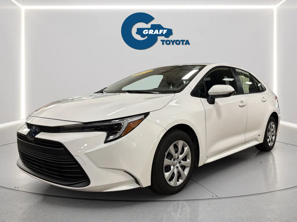 White 2024 Toyota Corolla Hybrid LE for sale in Burns Harbor, IN
