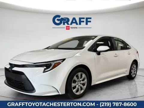 White 2024 Toyota Corolla Hybrid LE for sale in Burns Harbor, IN