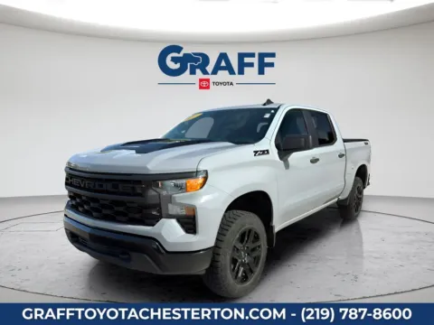 Gray 2025 Chevrolet Silverado 1500 Custom Trail Boss for sale in Burns Harbor, IN