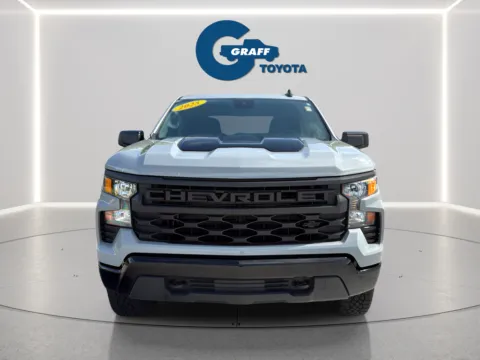 Photos of 2025 Chevrolet Silverado 1500 Custom Trail Boss for sale in Burns Harbor, IN at Graff Toyota