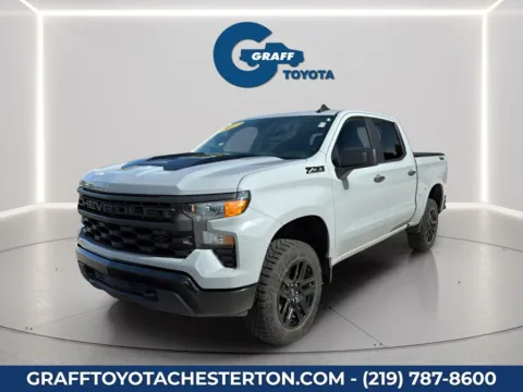 Gray 2025 Chevrolet Silverado 1500 Custom Trail Boss for sale in Burns Harbor, IN