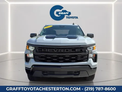 Photos of 2025 Chevrolet Silverado 1500 Custom Trail Boss for sale in Burns Harbor, IN at Graff Toyota