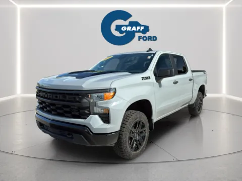 Gray 2025 Chevrolet Silverado 1500 Custom Trail Boss for sale in Burns Harbor, IN