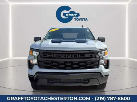 Photos of 2025 Chevrolet Silverado 1500 Custom Trail Boss for sale in Burns Harbor, IN at Graff Toyota