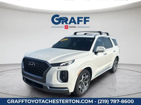 White 2022 Hyundai Palisade Calligraphy for sale in Burns Harbor, IN