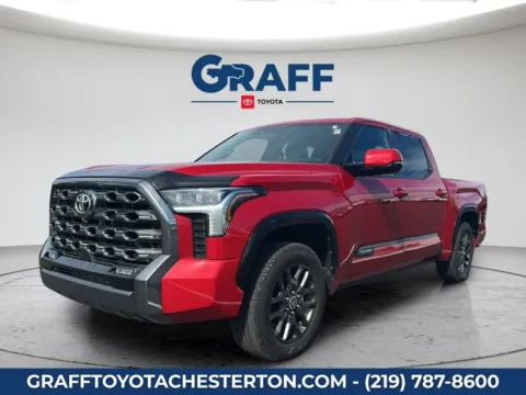 Red 2022 Toyota Tundra Platinum for sale in Burns Harbor, IN