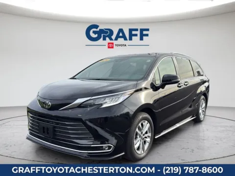 Black 2026 Toyota Sienna Limited for sale in Burns Harbor, IN