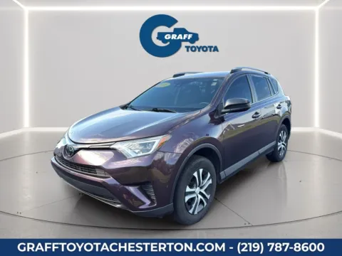 Black 2018 Toyota RAV4 LE for sale in Burns Harbor, IN