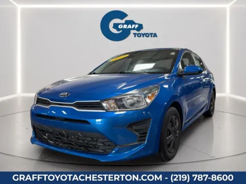Blue 2021 Kia Rio S for sale in Burns Harbor, IN