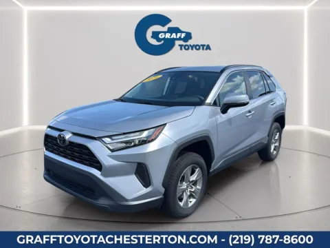 Gray 2024 Toyota RAV4 XLE for sale in Burns Harbor, IN