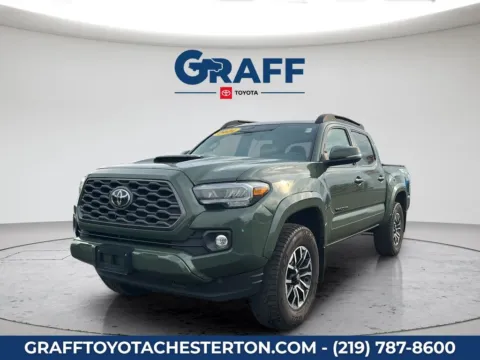 Green 2021 Toyota Tacoma TRD Sport for sale in Burns Harbor, IN