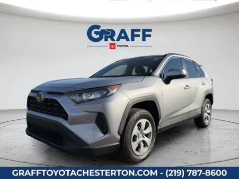 Silver 2021 Toyota RAV4 LE for sale in Burns Harbor, IN