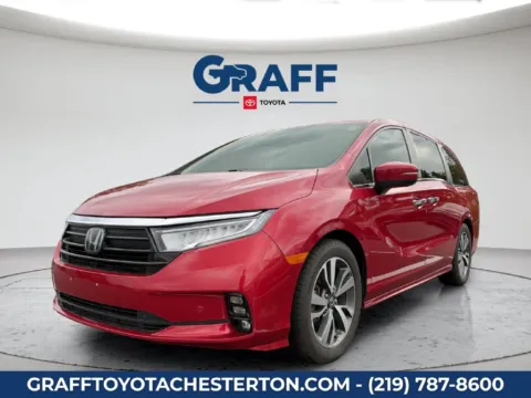 Red 2023 Honda Odyssey Touring for sale in Burns Harbor, IN