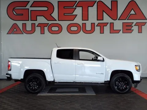 White 2022 GMC Canyon Elevation for sale in Gretna, NE