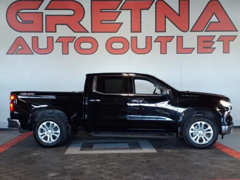 Black 2022 Chevrolet Silverado 1500 LTZ for sale in Gretna, NE