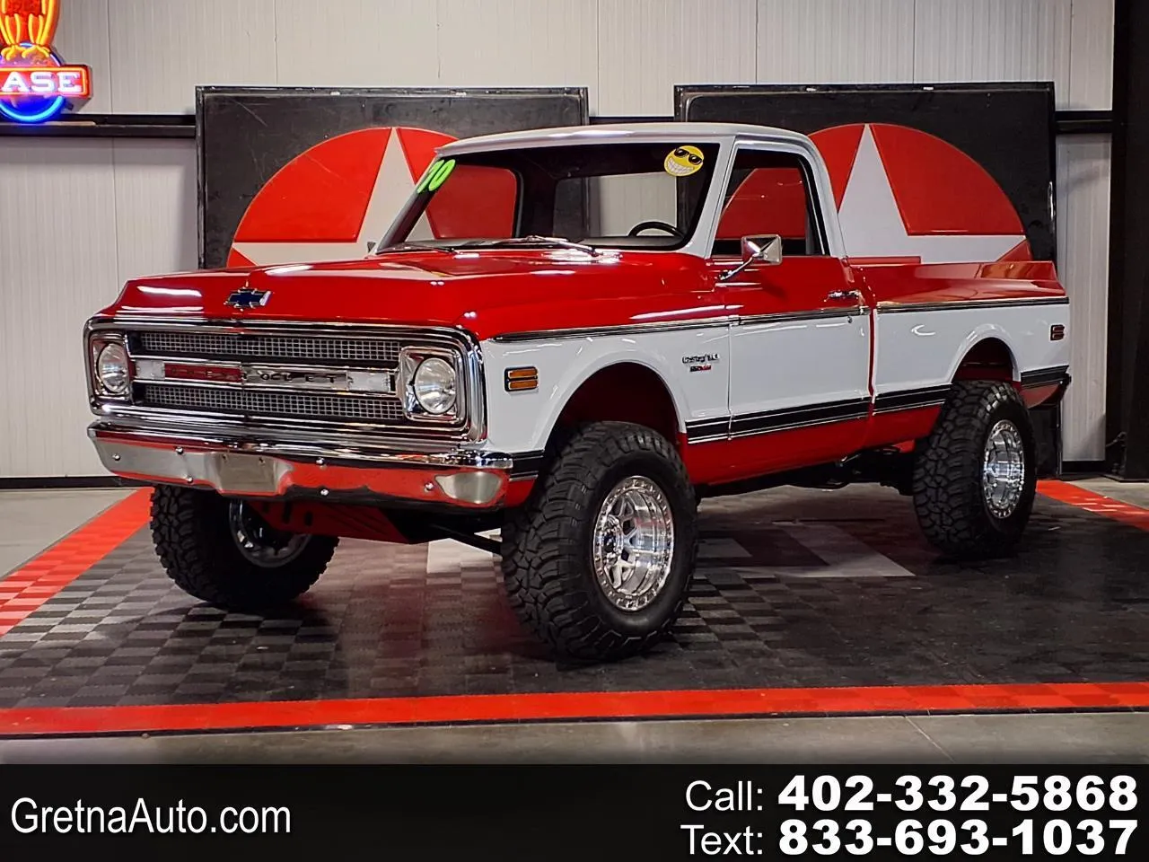 Red 1970 Chevrolet K10 RESTOMOD for sale in Gretna, NE