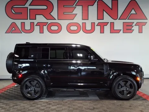 Black 2023 Land Rover Defender 110 V8 for sale in Gretna, NE