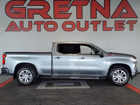 Gray 2024 Chevrolet Silverado 1500 LTZ for sale in Gretna, NE